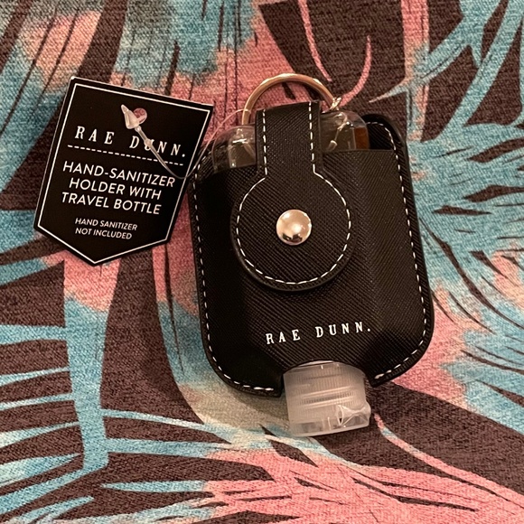 Rae Dunn POSITIVITY IS KEY Hand Sanitizer Holder and Bottle - Picture 3 of 6